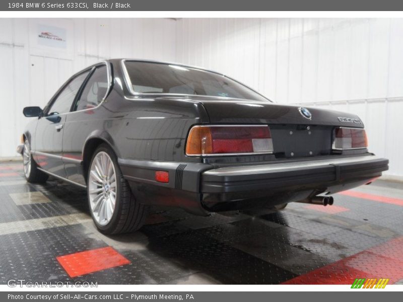 Black / Black 1984 BMW 6 Series 633CSi