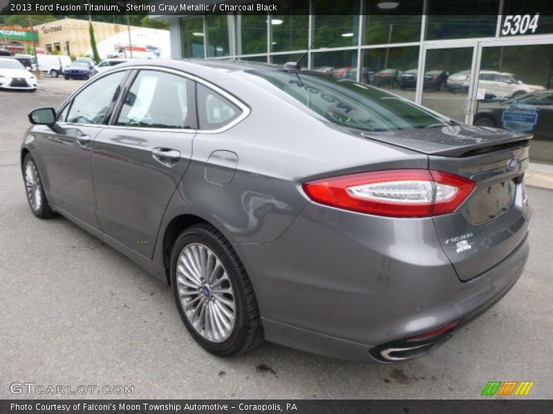 Sterling Gray Metallic / Charcoal Black 2013 Ford Fusion Titanium