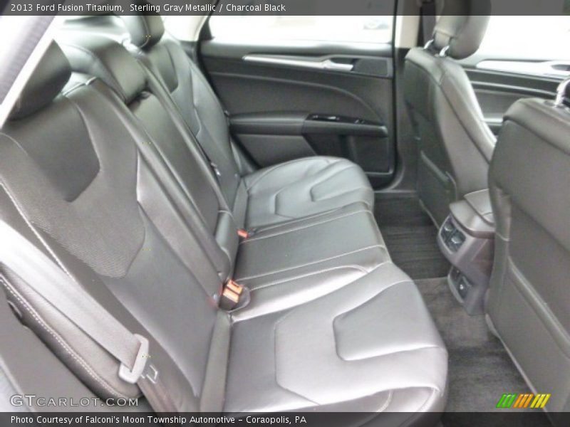 Sterling Gray Metallic / Charcoal Black 2013 Ford Fusion Titanium