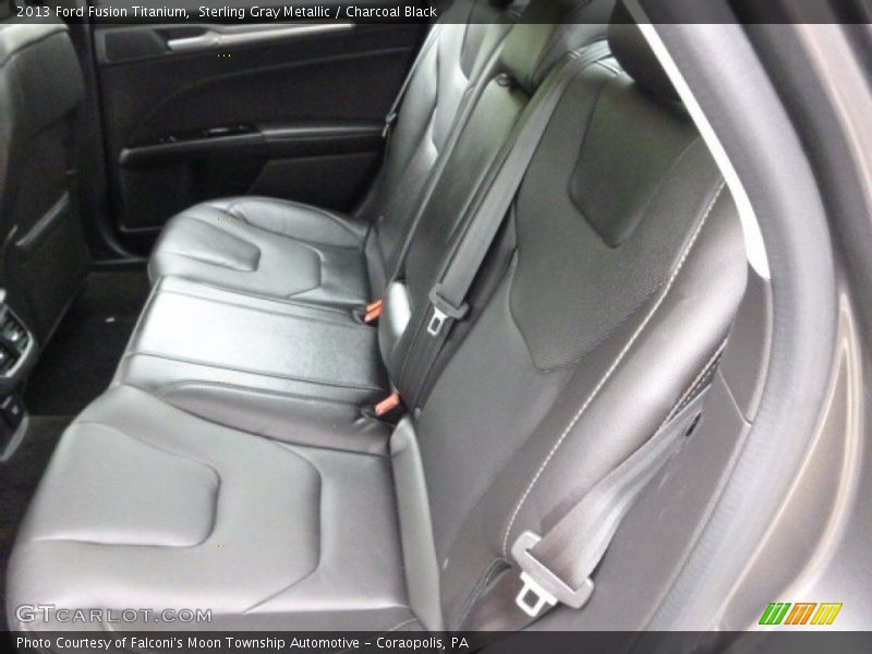 Sterling Gray Metallic / Charcoal Black 2013 Ford Fusion Titanium