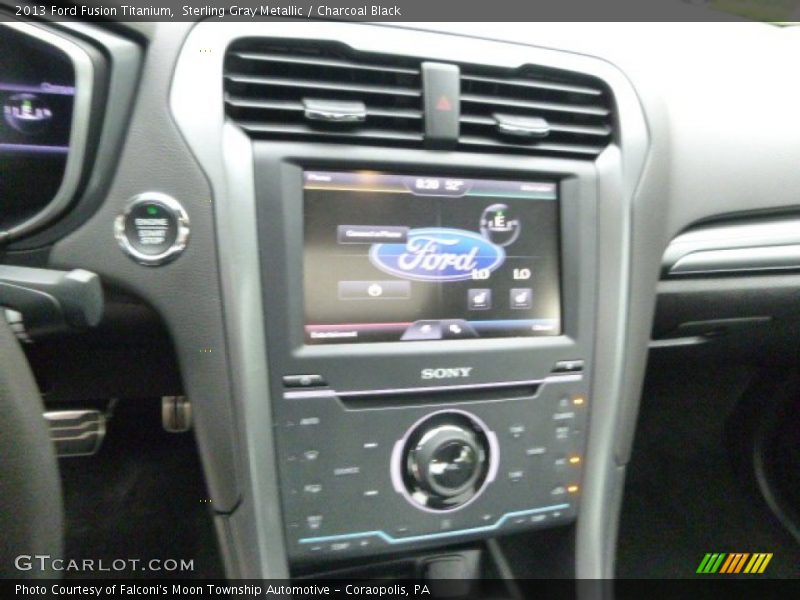 Sterling Gray Metallic / Charcoal Black 2013 Ford Fusion Titanium