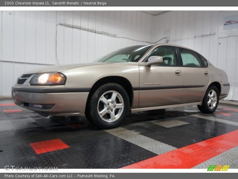 Sandrift Metallic / Neutral Beige 2003 Chevrolet Impala LS