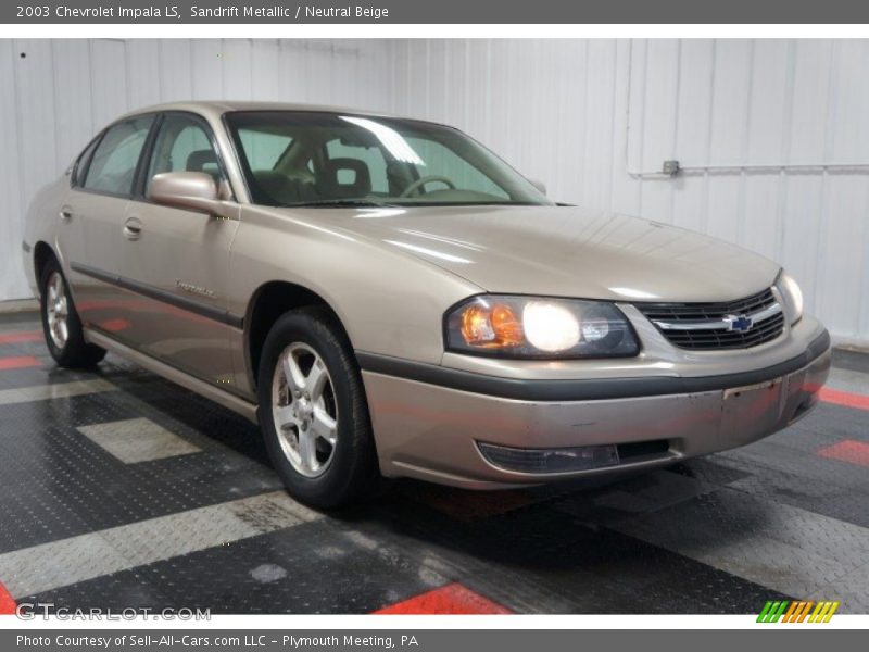 Sandrift Metallic / Neutral Beige 2003 Chevrolet Impala LS