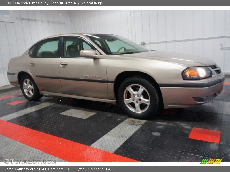 Sandrift Metallic / Neutral Beige 2003 Chevrolet Impala LS