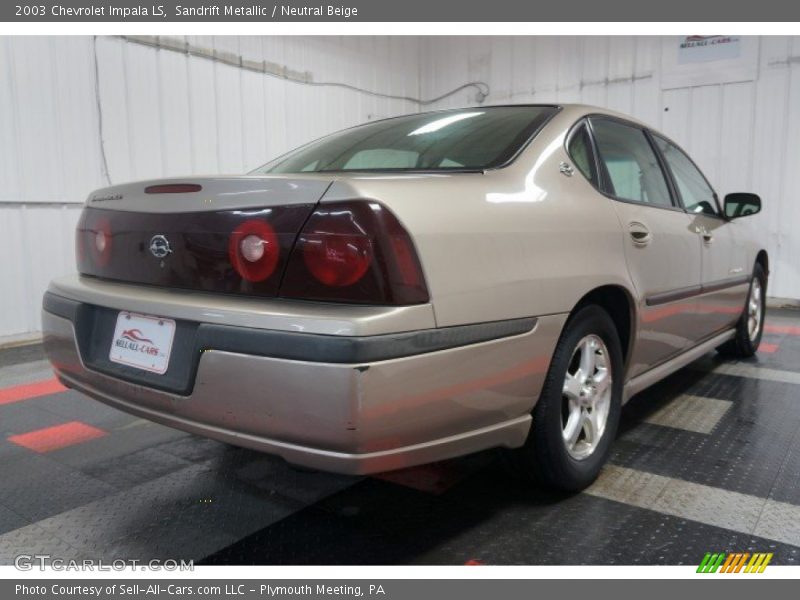 Sandrift Metallic / Neutral Beige 2003 Chevrolet Impala LS