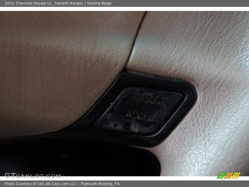 Sandrift Metallic / Neutral Beige 2003 Chevrolet Impala LS