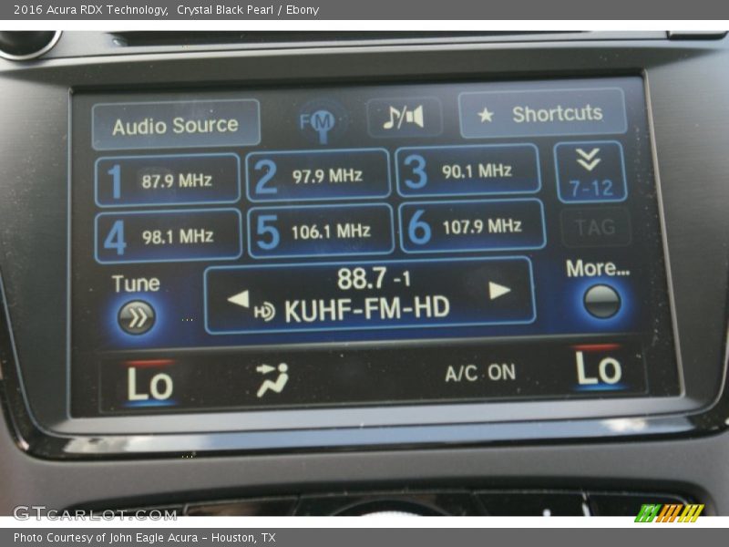 Crystal Black Pearl / Ebony 2016 Acura RDX Technology