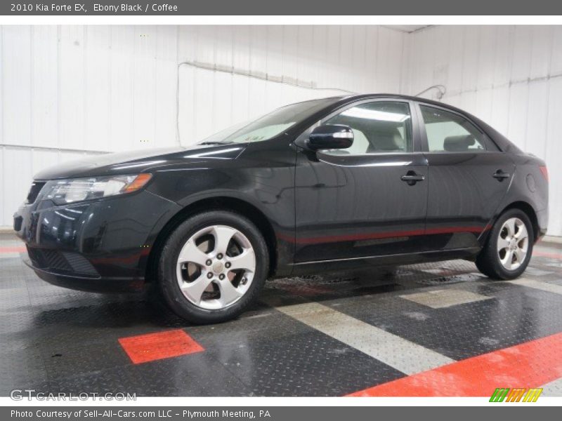 Ebony Black / Coffee 2010 Kia Forte EX