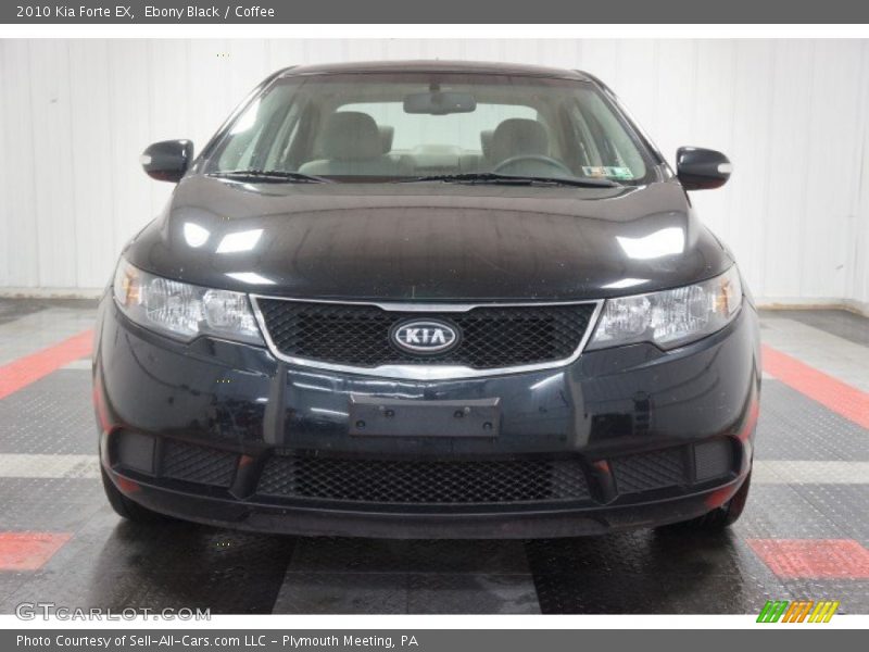 Ebony Black / Coffee 2010 Kia Forte EX