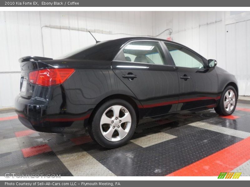 Ebony Black / Coffee 2010 Kia Forte EX