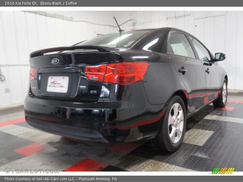 Ebony Black / Coffee 2010 Kia Forte EX