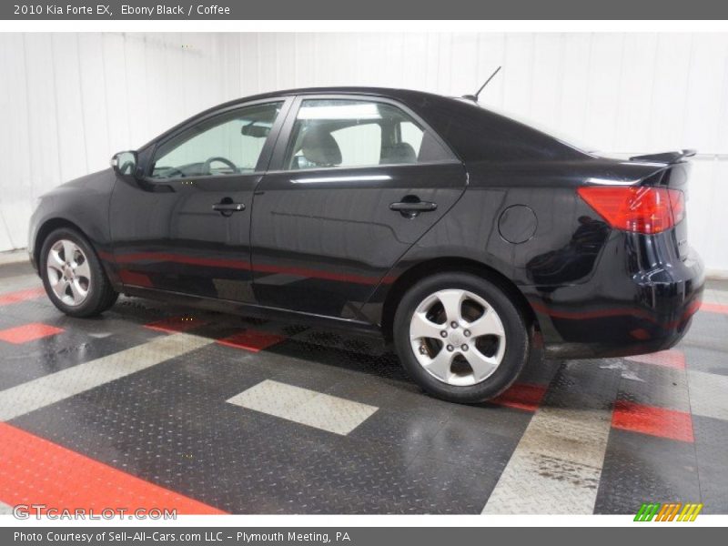 Ebony Black / Coffee 2010 Kia Forte EX