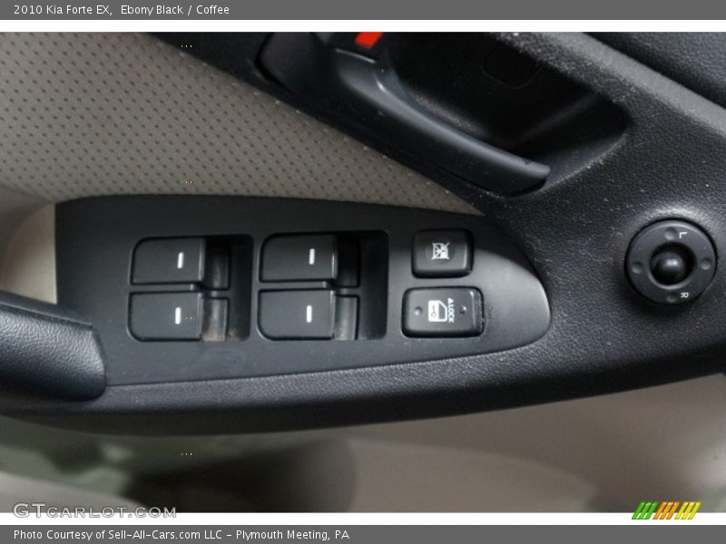 Ebony Black / Coffee 2010 Kia Forte EX