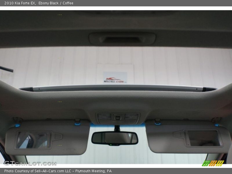 Ebony Black / Coffee 2010 Kia Forte EX