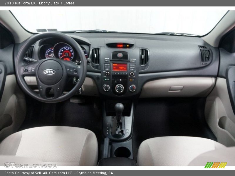 Ebony Black / Coffee 2010 Kia Forte EX
