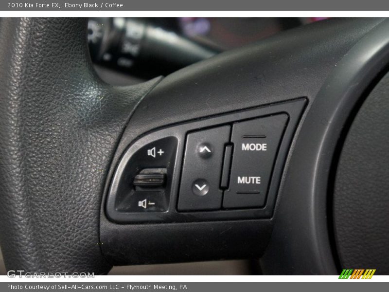 Ebony Black / Coffee 2010 Kia Forte EX
