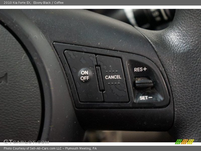 Ebony Black / Coffee 2010 Kia Forte EX