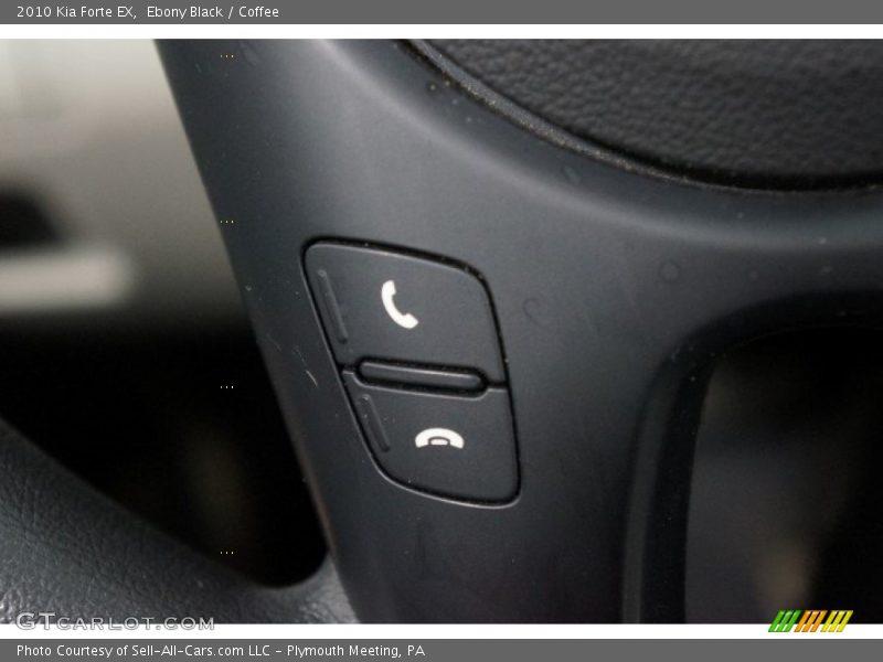 Ebony Black / Coffee 2010 Kia Forte EX