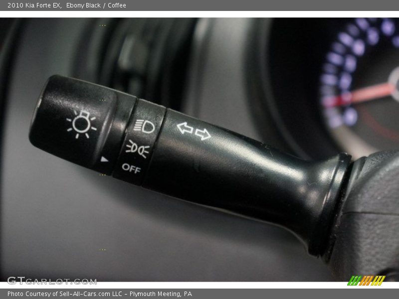Ebony Black / Coffee 2010 Kia Forte EX