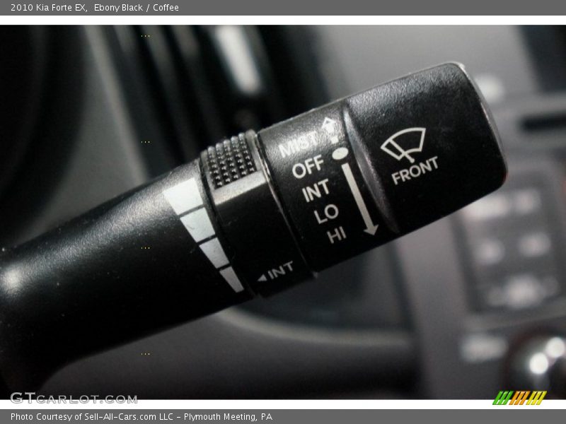 Ebony Black / Coffee 2010 Kia Forte EX