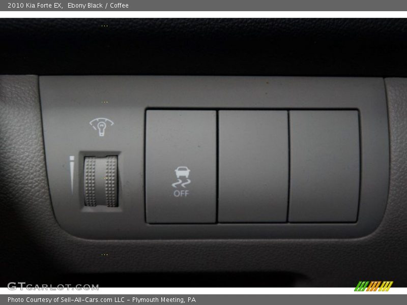 Ebony Black / Coffee 2010 Kia Forte EX