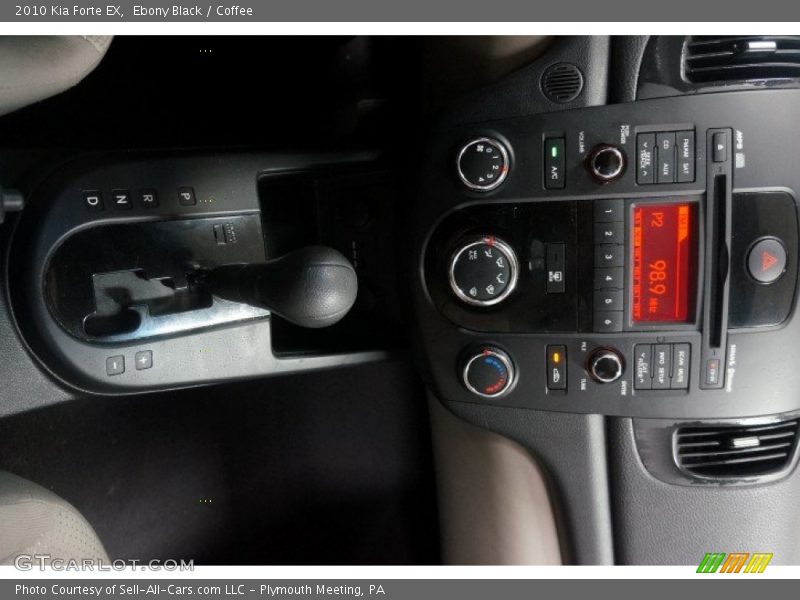 Ebony Black / Coffee 2010 Kia Forte EX