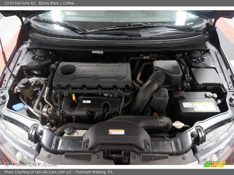 Ebony Black / Coffee 2010 Kia Forte EX