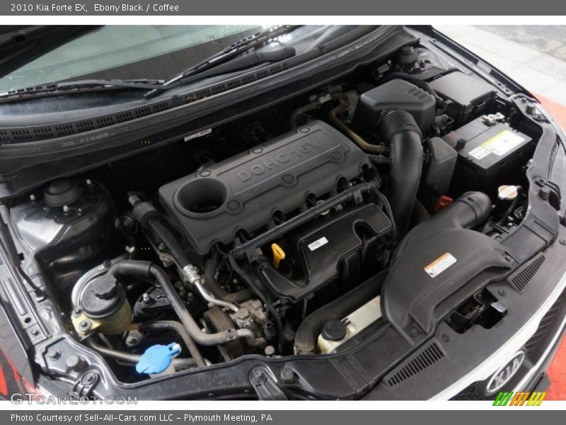 Ebony Black / Coffee 2010 Kia Forte EX