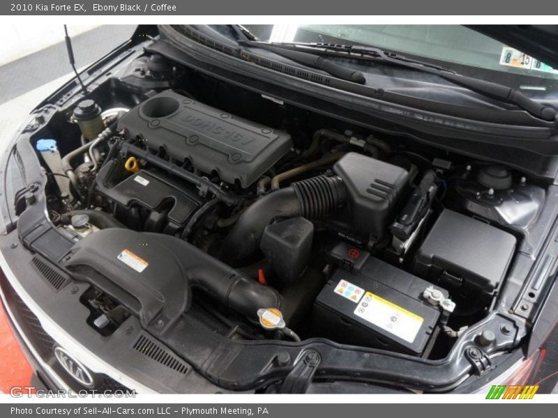 Ebony Black / Coffee 2010 Kia Forte EX