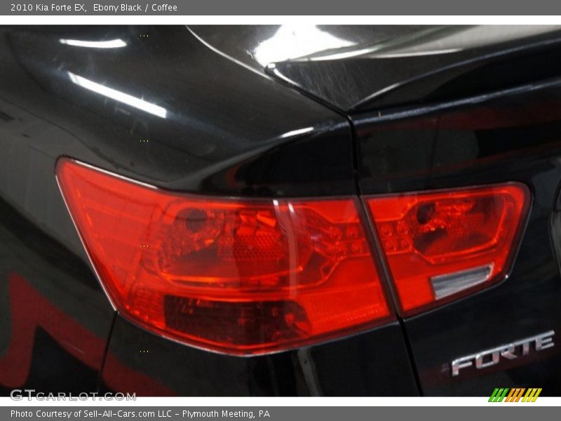 Ebony Black / Coffee 2010 Kia Forte EX
