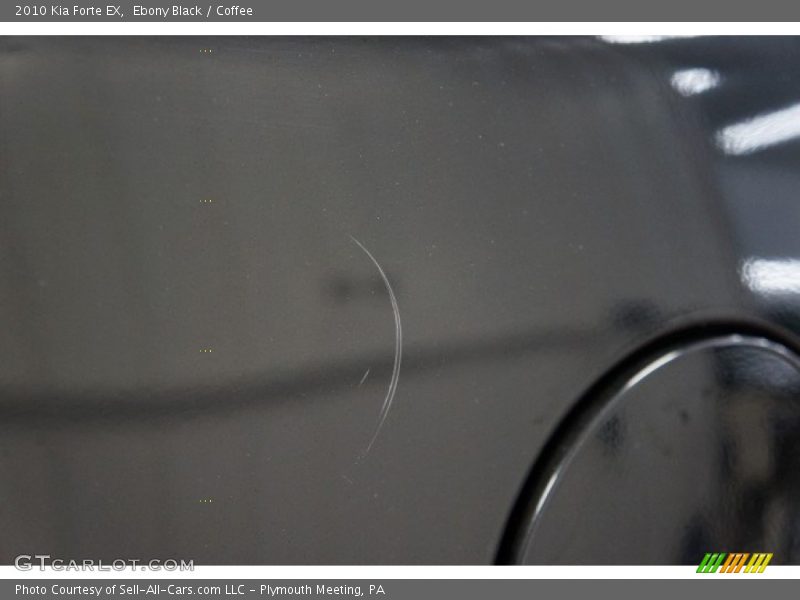 Ebony Black / Coffee 2010 Kia Forte EX