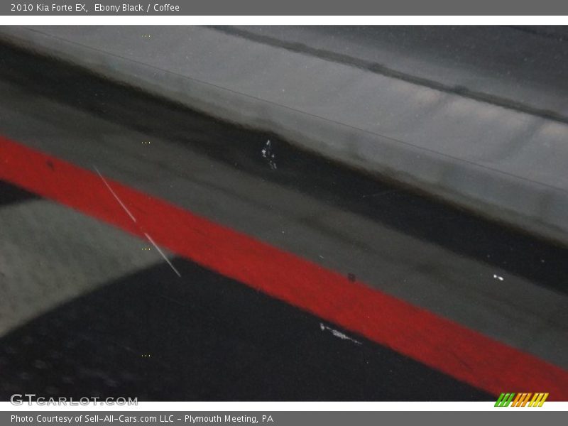 Ebony Black / Coffee 2010 Kia Forte EX