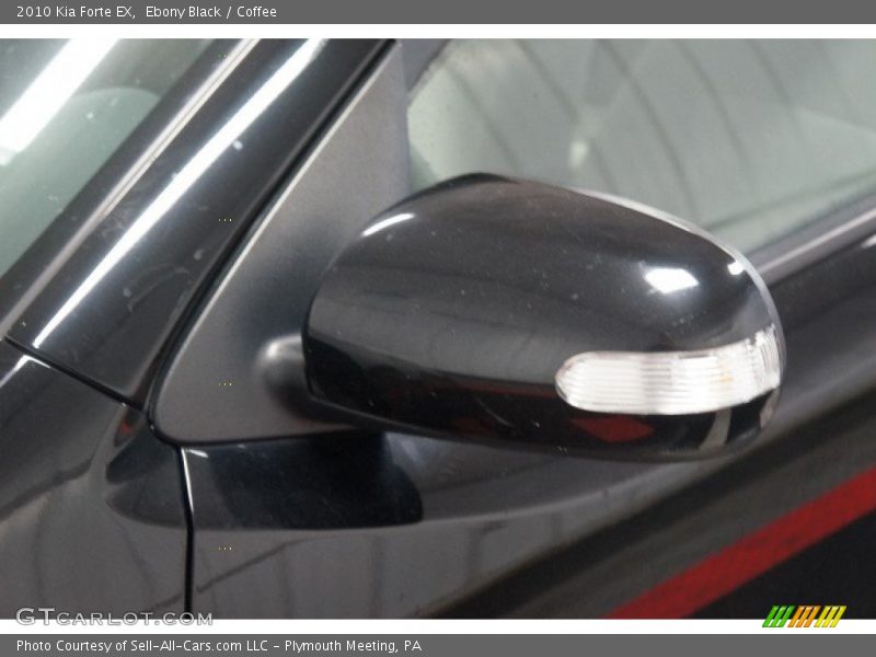 Ebony Black / Coffee 2010 Kia Forte EX