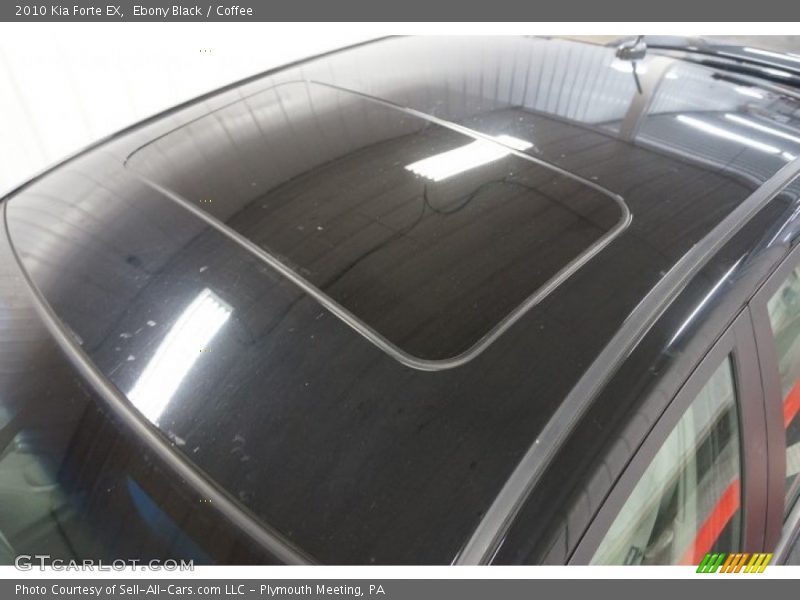 Ebony Black / Coffee 2010 Kia Forte EX