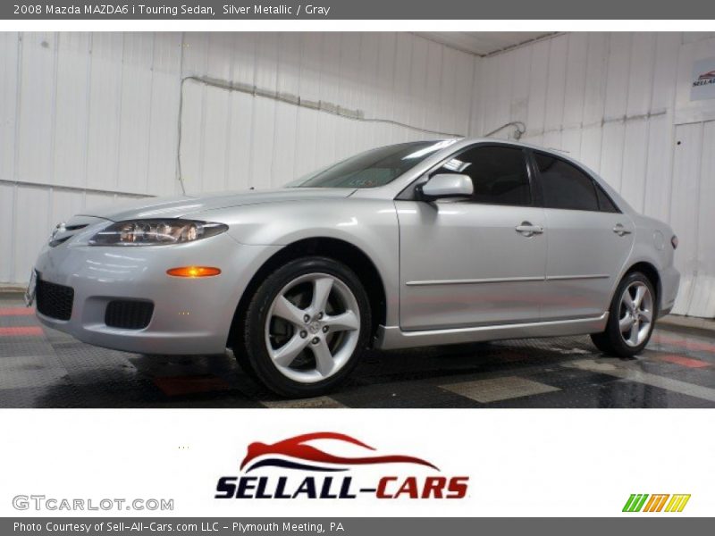 Silver Metallic / Gray 2008 Mazda MAZDA6 i Touring Sedan