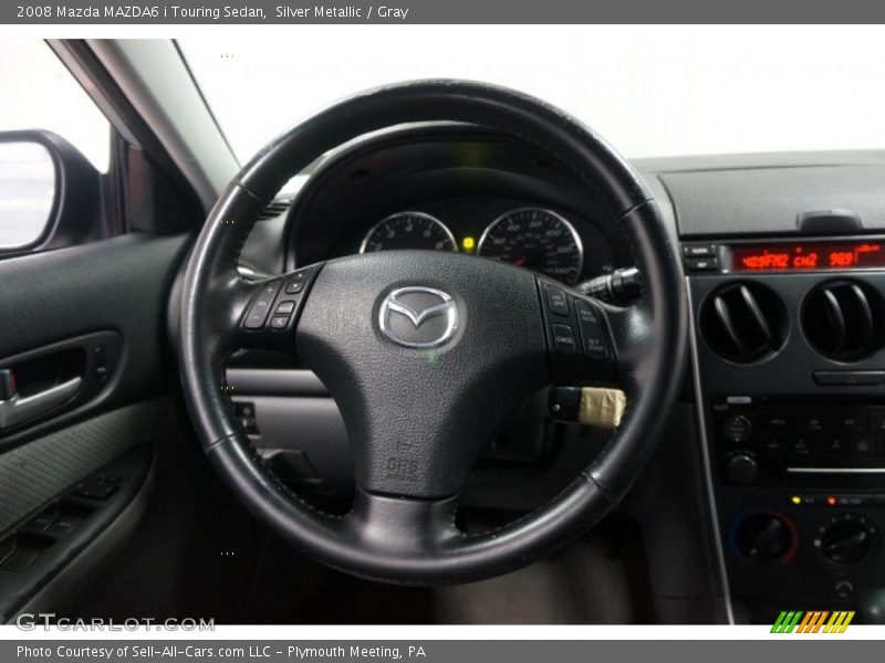 Silver Metallic / Gray 2008 Mazda MAZDA6 i Touring Sedan