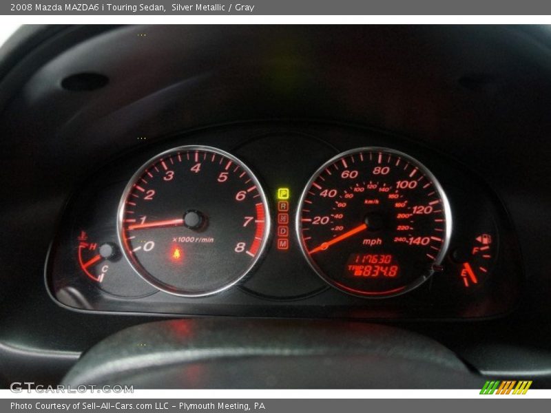 Silver Metallic / Gray 2008 Mazda MAZDA6 i Touring Sedan