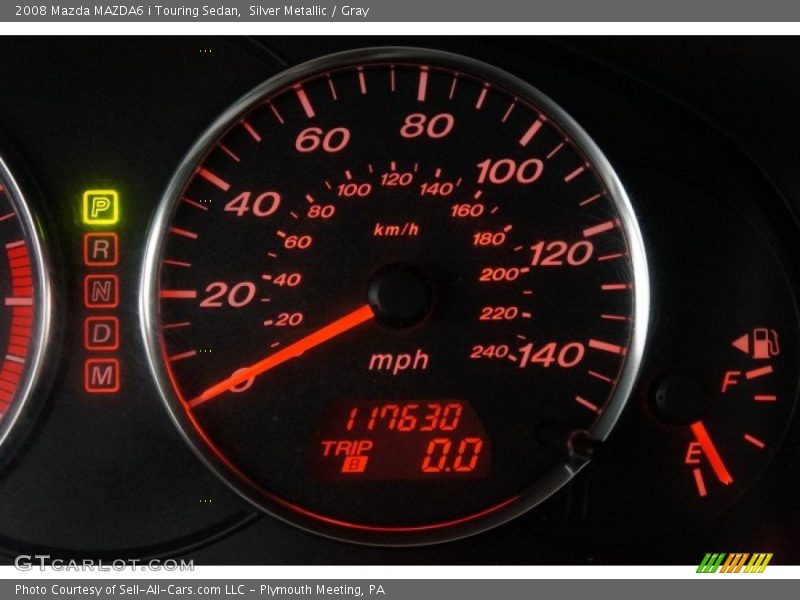 Silver Metallic / Gray 2008 Mazda MAZDA6 i Touring Sedan