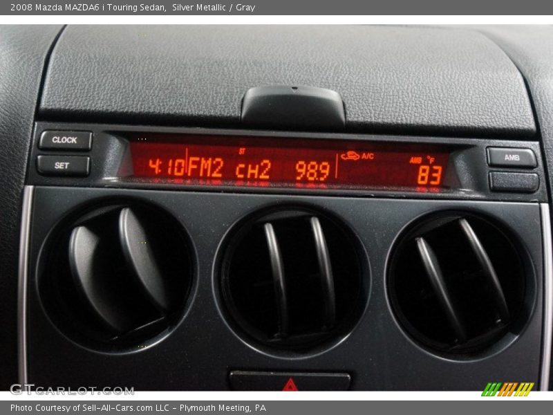 Silver Metallic / Gray 2008 Mazda MAZDA6 i Touring Sedan