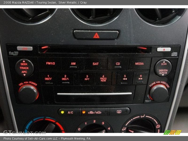 Silver Metallic / Gray 2008 Mazda MAZDA6 i Touring Sedan