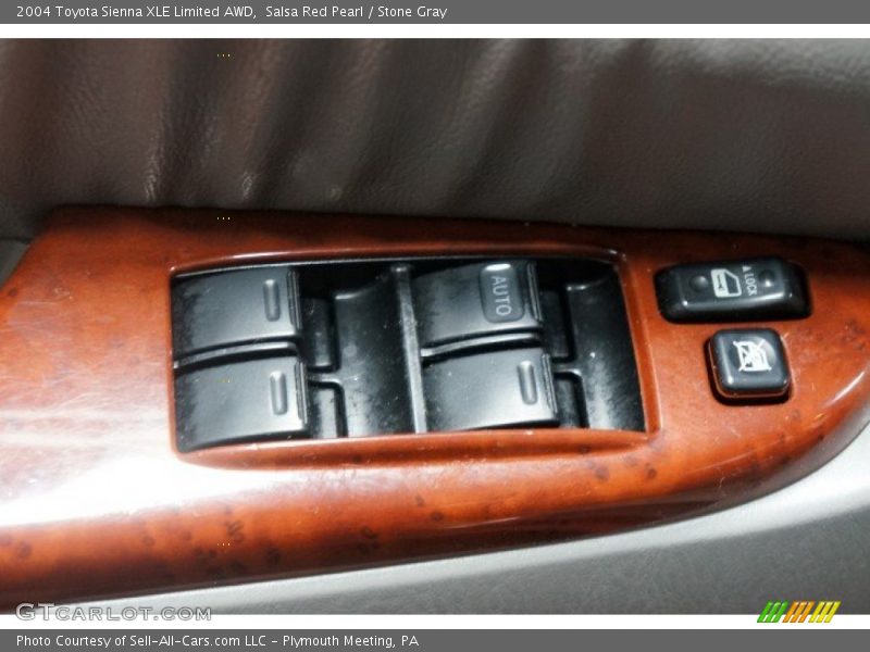 Salsa Red Pearl / Stone Gray 2004 Toyota Sienna XLE Limited AWD