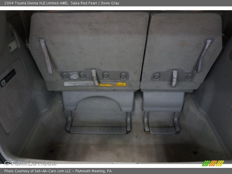 Salsa Red Pearl / Stone Gray 2004 Toyota Sienna XLE Limited AWD