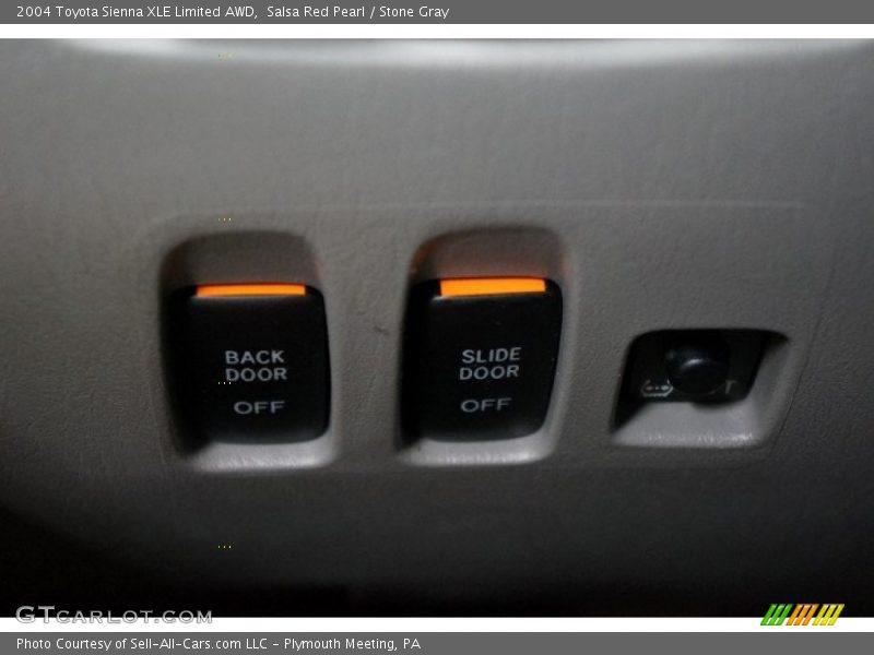 Salsa Red Pearl / Stone Gray 2004 Toyota Sienna XLE Limited AWD