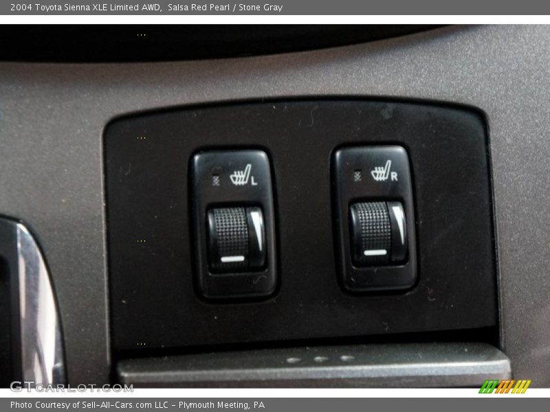 Salsa Red Pearl / Stone Gray 2004 Toyota Sienna XLE Limited AWD