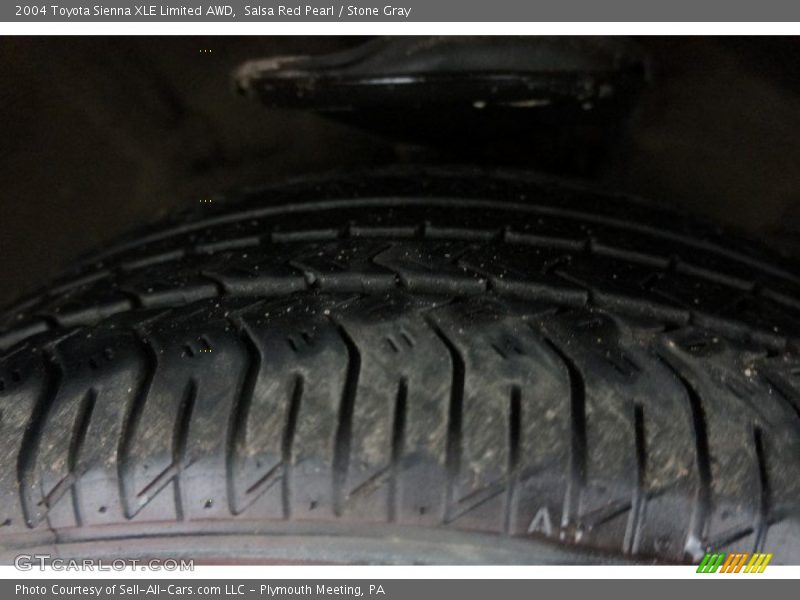 Salsa Red Pearl / Stone Gray 2004 Toyota Sienna XLE Limited AWD