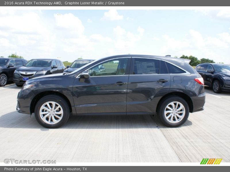 Graphite Luster Metallic / Graystone 2016 Acura RDX Technology AWD