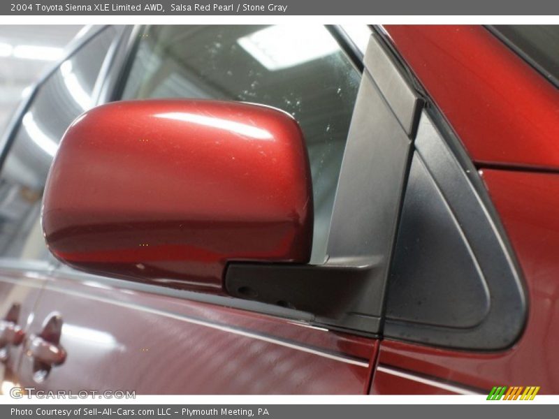 Salsa Red Pearl / Stone Gray 2004 Toyota Sienna XLE Limited AWD
