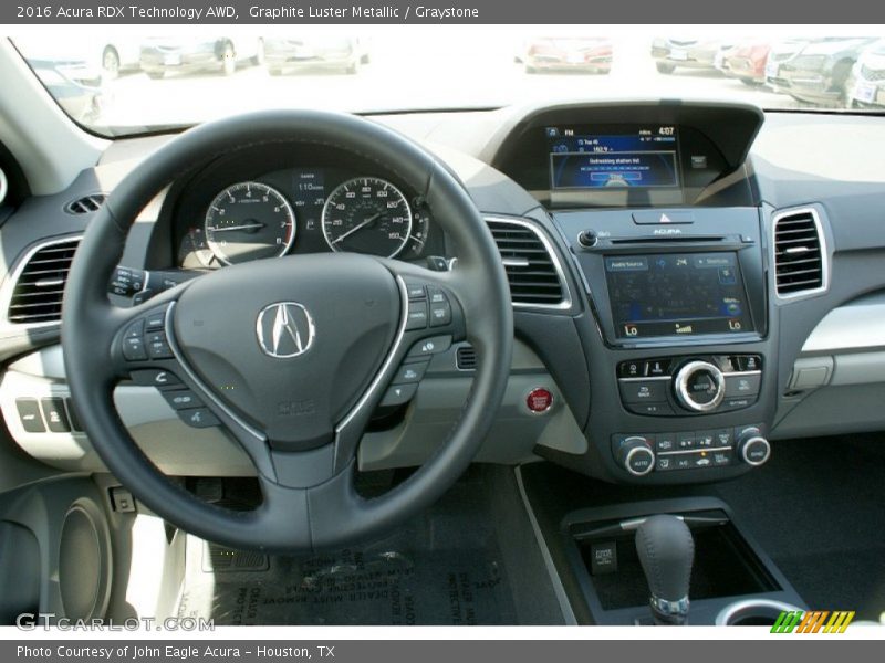 Graphite Luster Metallic / Graystone 2016 Acura RDX Technology AWD