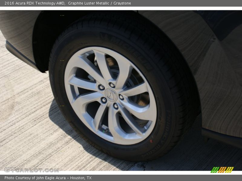 Graphite Luster Metallic / Graystone 2016 Acura RDX Technology AWD
