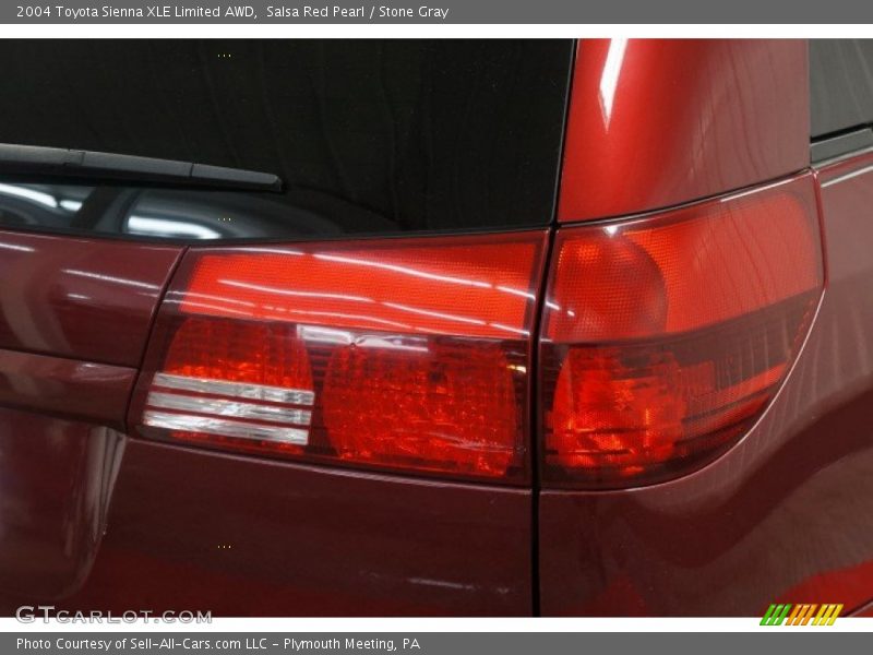 Salsa Red Pearl / Stone Gray 2004 Toyota Sienna XLE Limited AWD